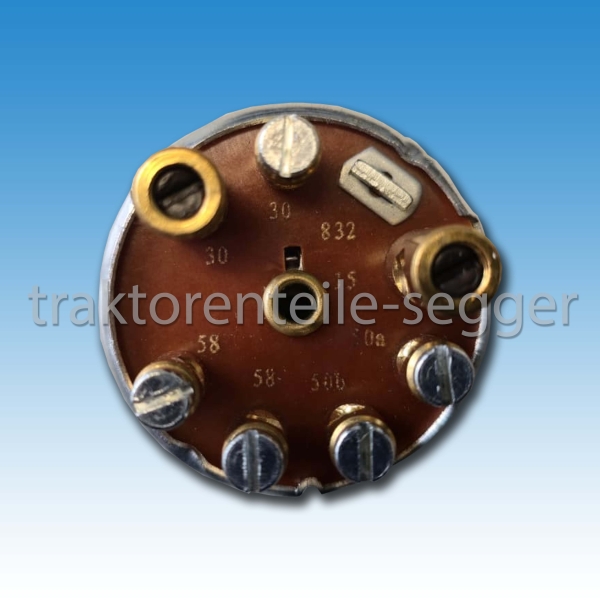 Zündlichtschalter 0-1-2-3 kpl. mit Zündschlüssel